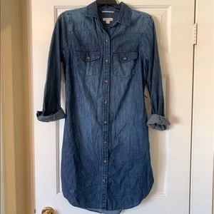 Merona blue jean dress